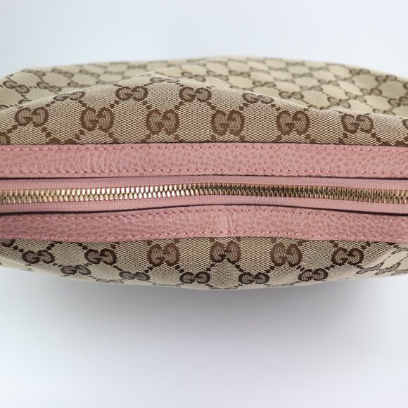 Gucci GG Monogram Large Margaux Hobo Beige Soft Pink - Picture 14 of 16